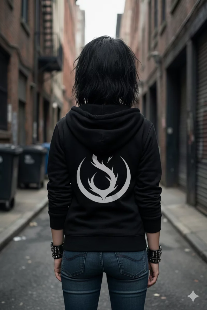 SWEAT ZIP noir basic photo 2
